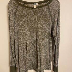 Sahalie printed Thermal Sage Green xl